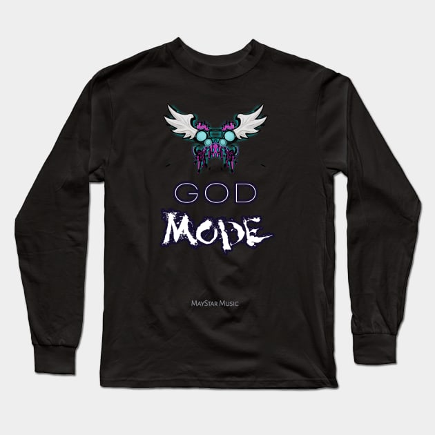 God Mode Gamer Long Sleeve T-Shirt by MaystarUniverse